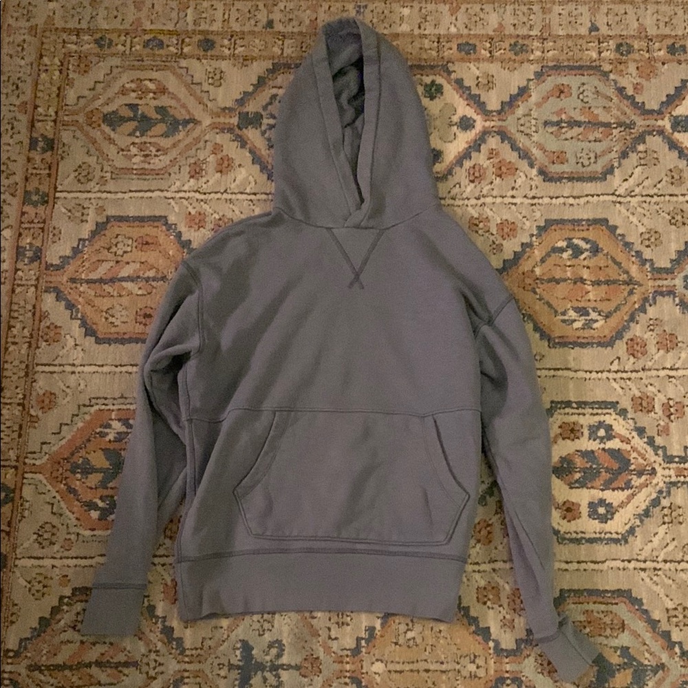 Joe's Jeans Gray Hoodie Sweater size L tall